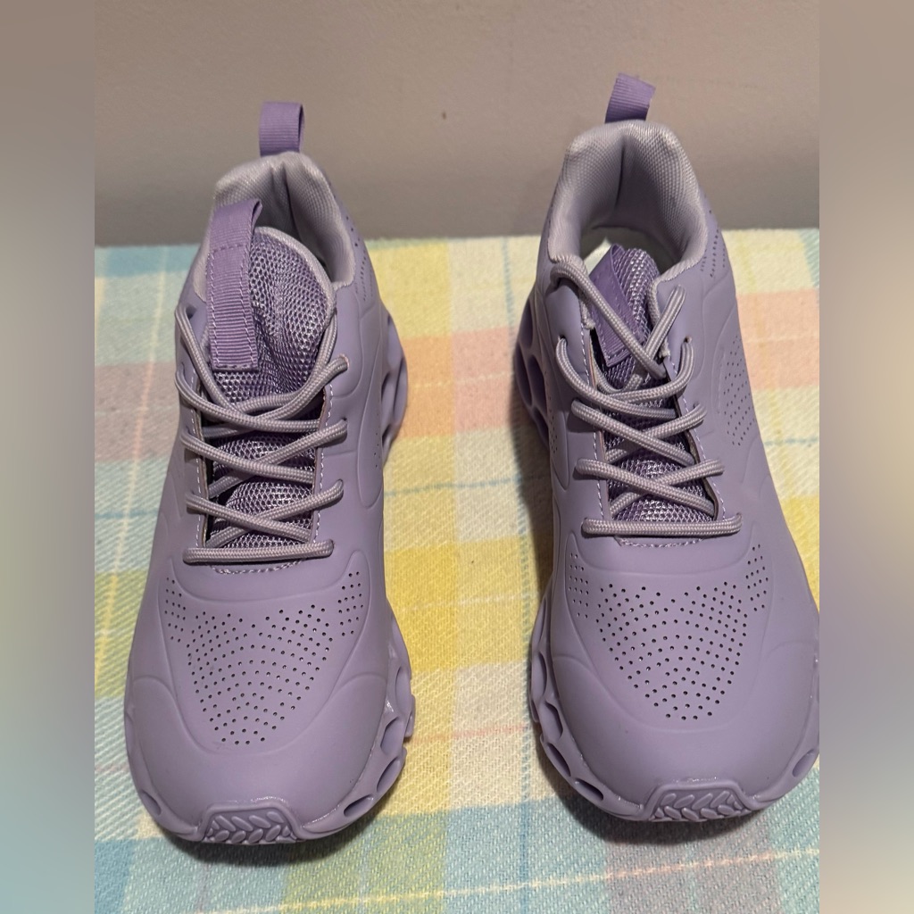 New Lavender Athletic Sneakers (Will Undergo Sanitization By Ultraviolet Light)